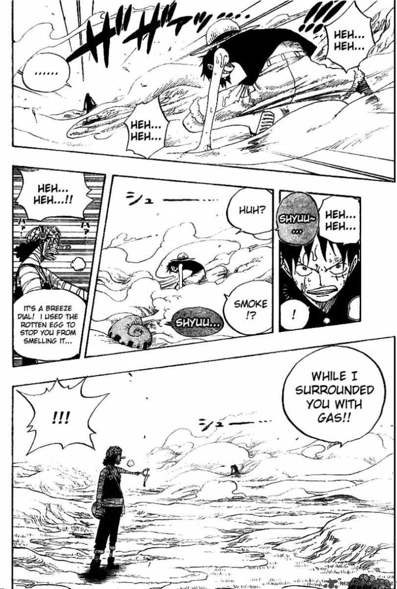 One Piece Manga Chapter 332 page 15 - Luffy vs. Usopp