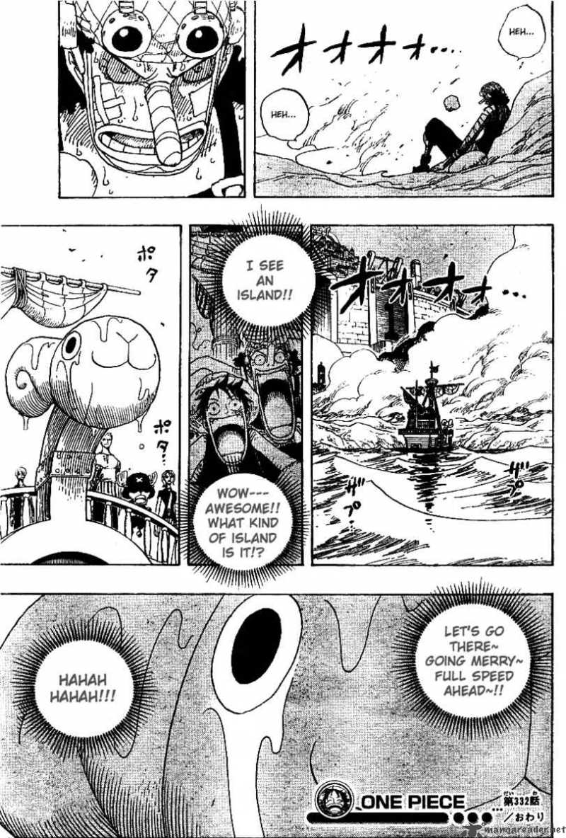 One Piece Manga Chapter 332 page 18 - Luffy vs. Usopp