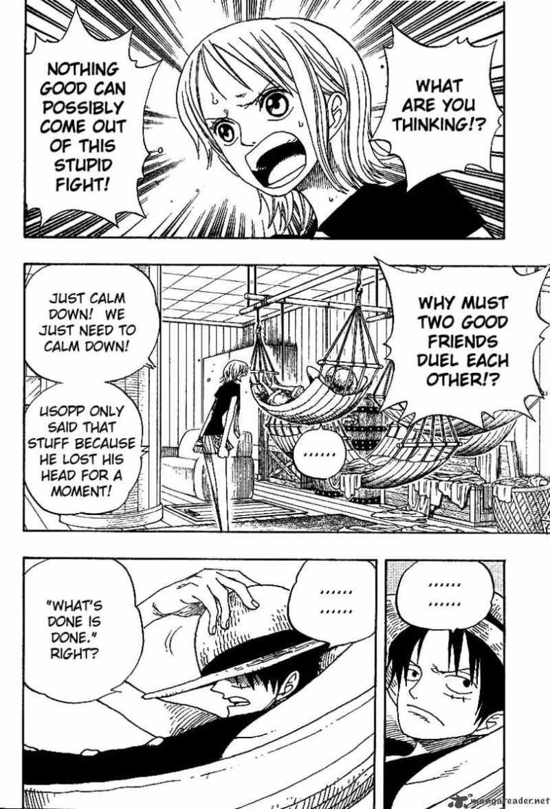 One Piece Manga Chapter 332 page 2 - Luffy vs. Usopp