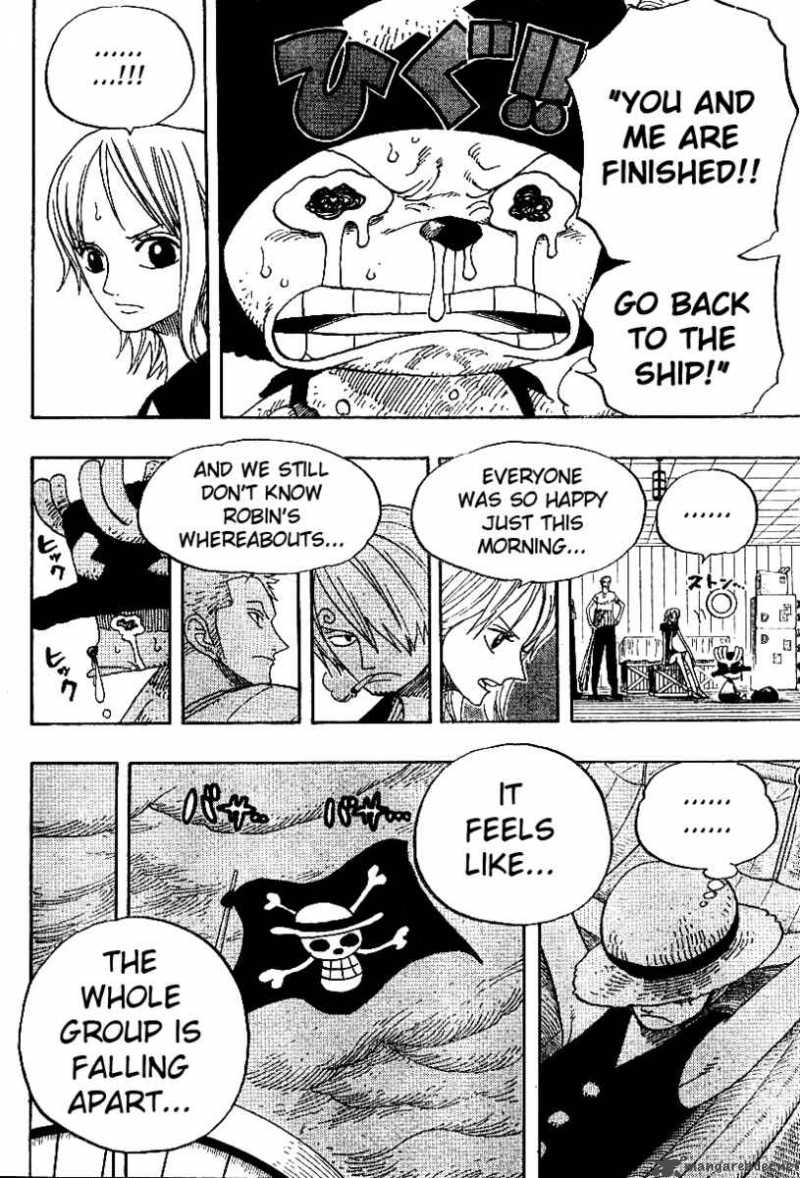 One Piece Manga Chapter 332 page 6 - Luffy vs. Usopp
