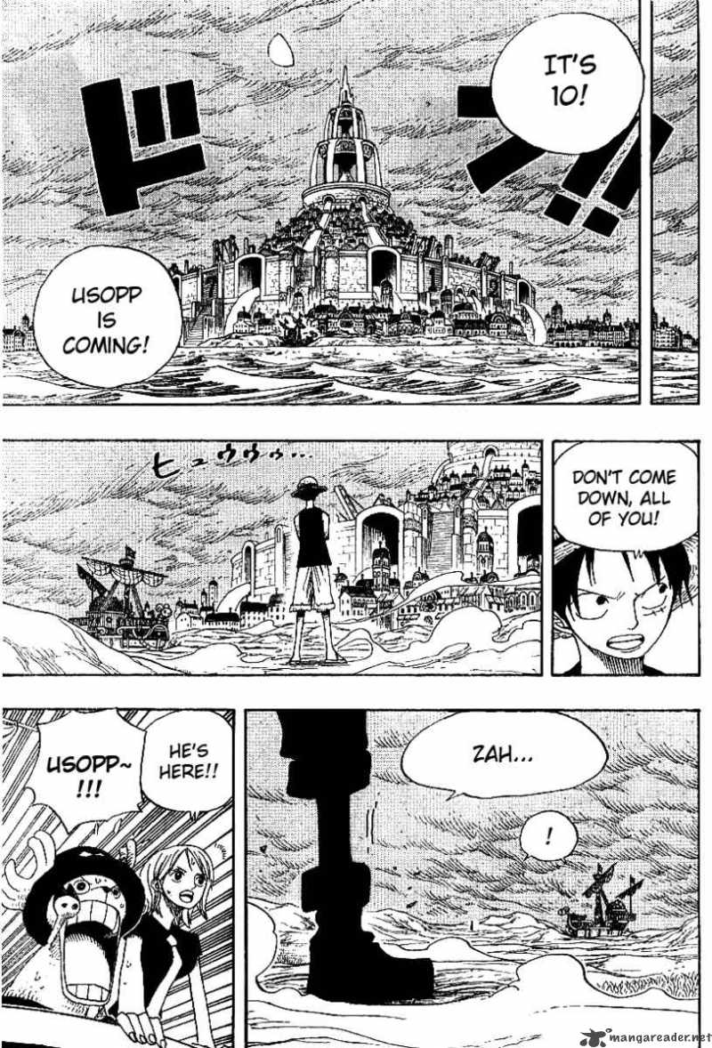 One Piece Manga Chapter 332 page 7 - Luffy vs. Usopp