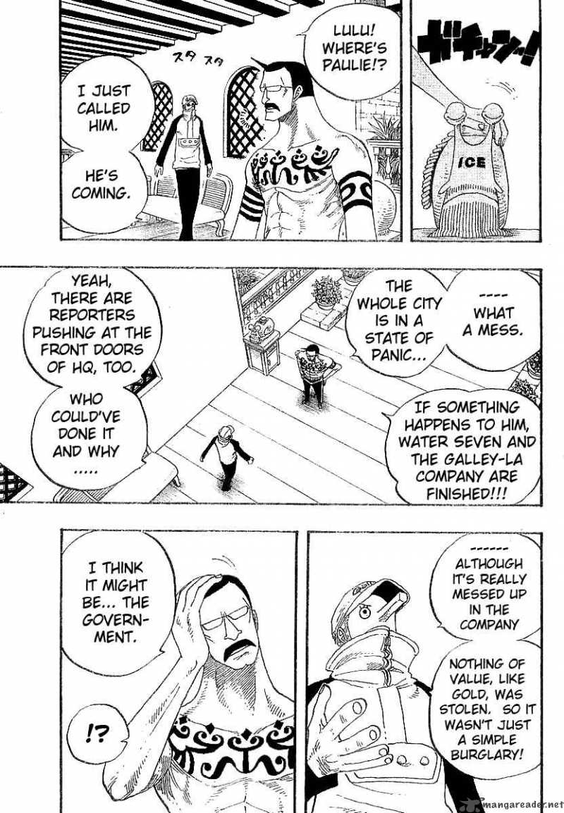 One Piece Manga Chapter 334 page 8 - Big Trouble in the Secret Room