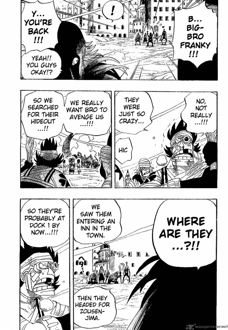 One Piece Manga Chapter 335 page 3 - WARNING