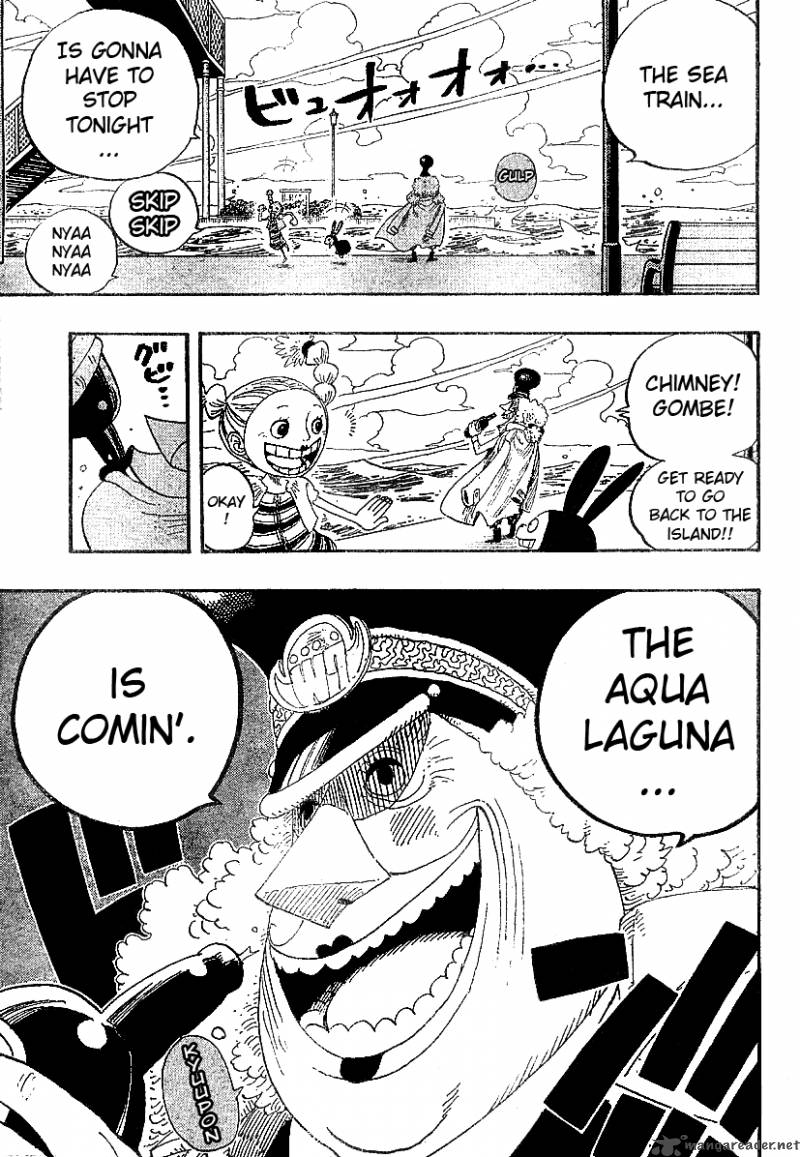 One Piece Manga Chapter 335 page 5 - WARNING