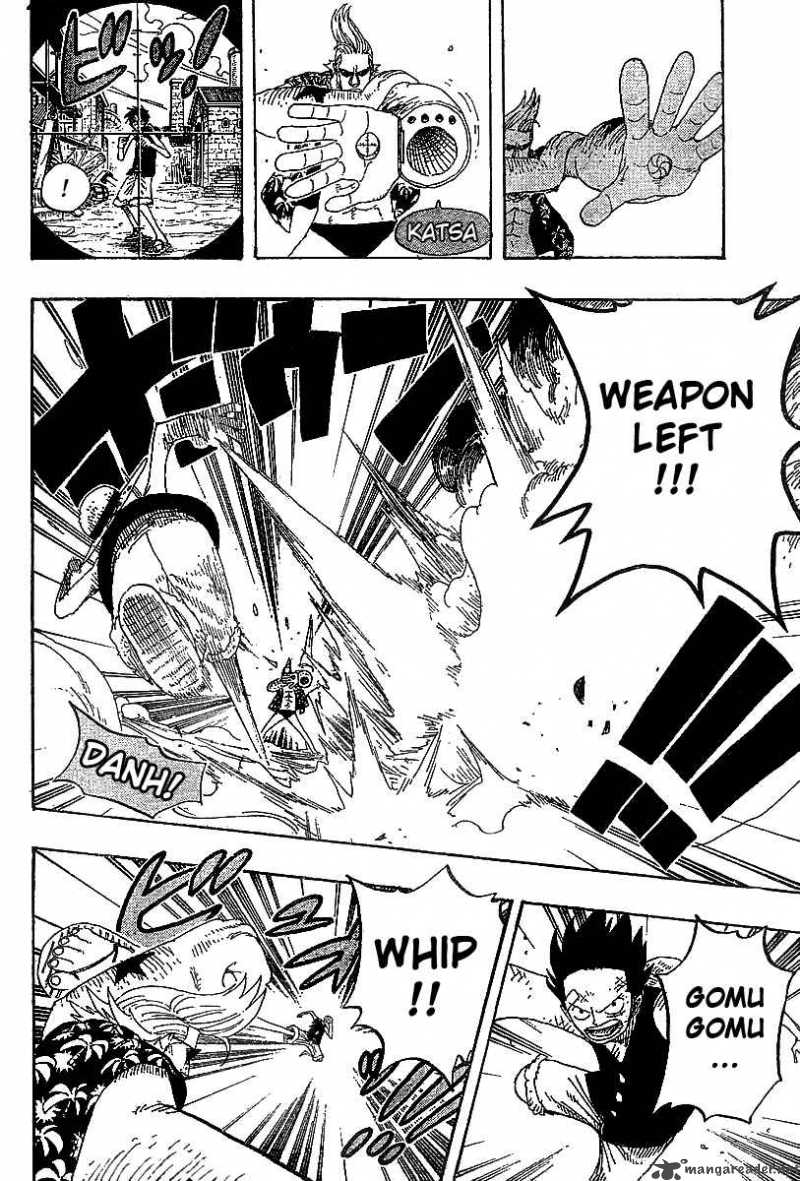 One Piece Manga Chapter 336 page 16 - Luffy vs. Franky