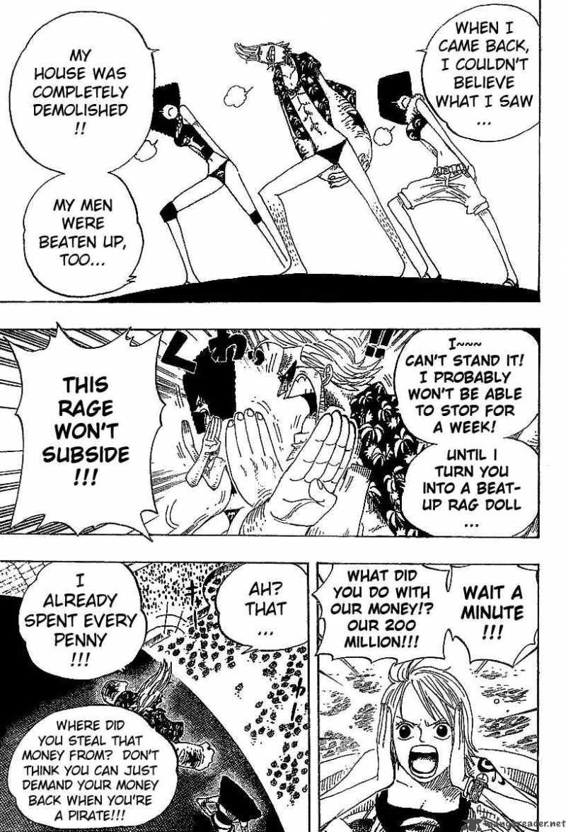 One Piece Manga Chapter 336 page 3 - Luffy vs. Franky