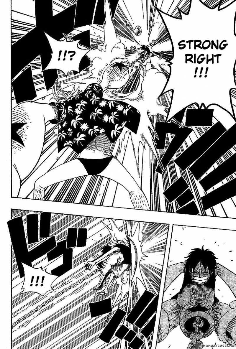 One Piece Manga Chapter 336 page 8 - Luffy vs. Franky