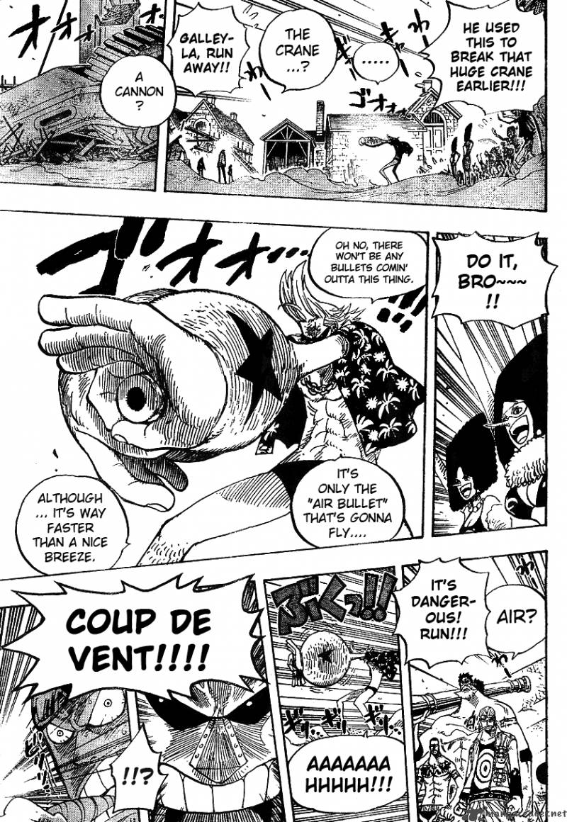 One Piece Manga Chapter 338 page 13 - Coup de Vent