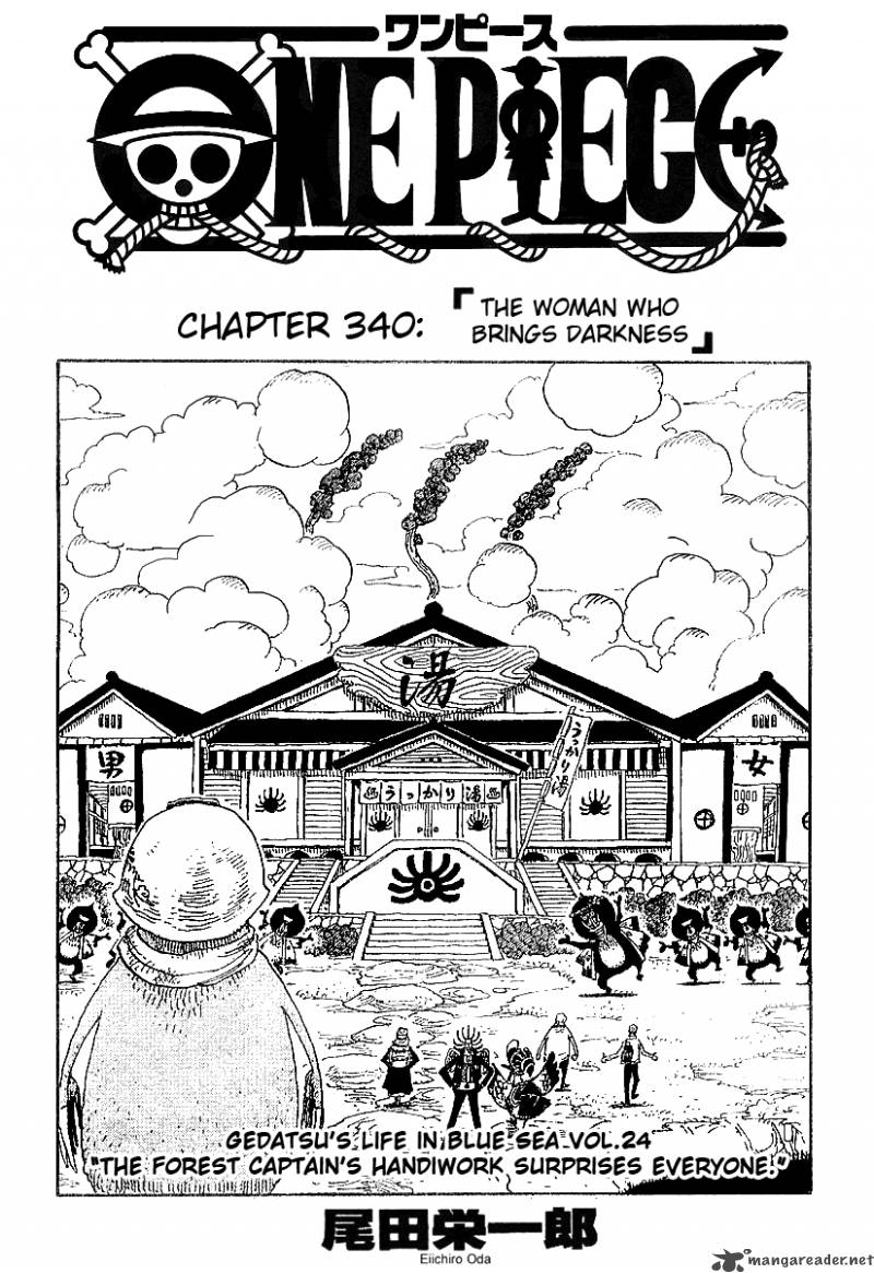 One Piece Manga Chapter 340 page 1 - The Woman Who Brings Darkness