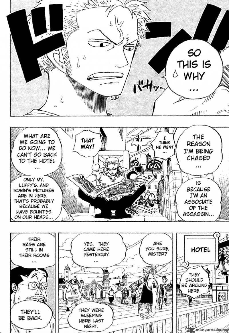 One Piece Manga Chapter 340 page 6 - The Woman Who Brings Darkness