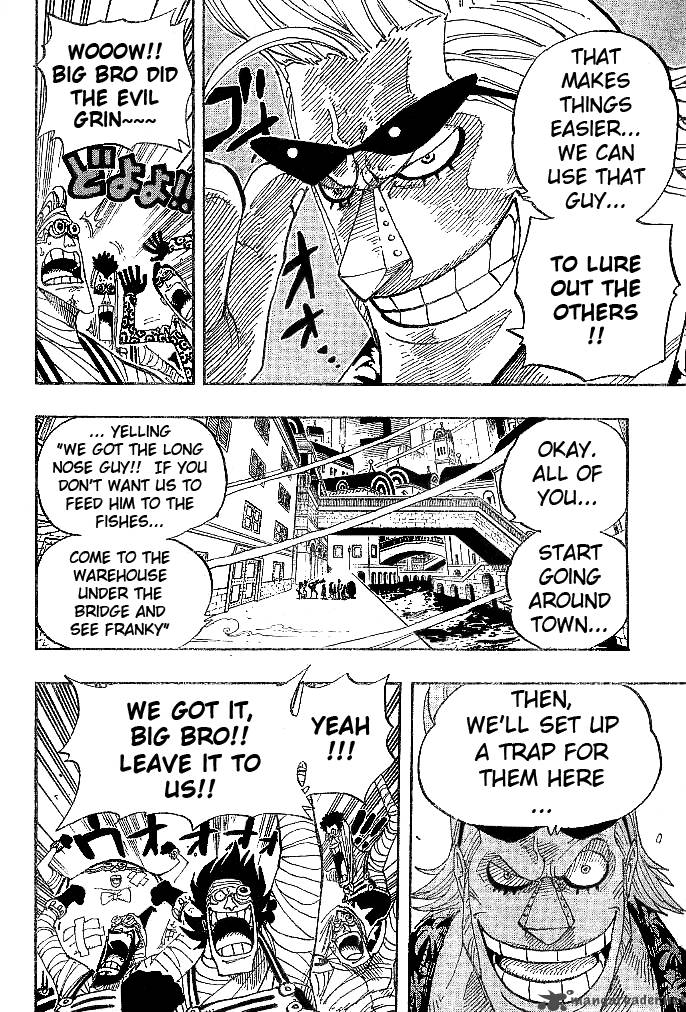 One Piece Manga Chapter 342 page 4 - The Messengers of Darkness