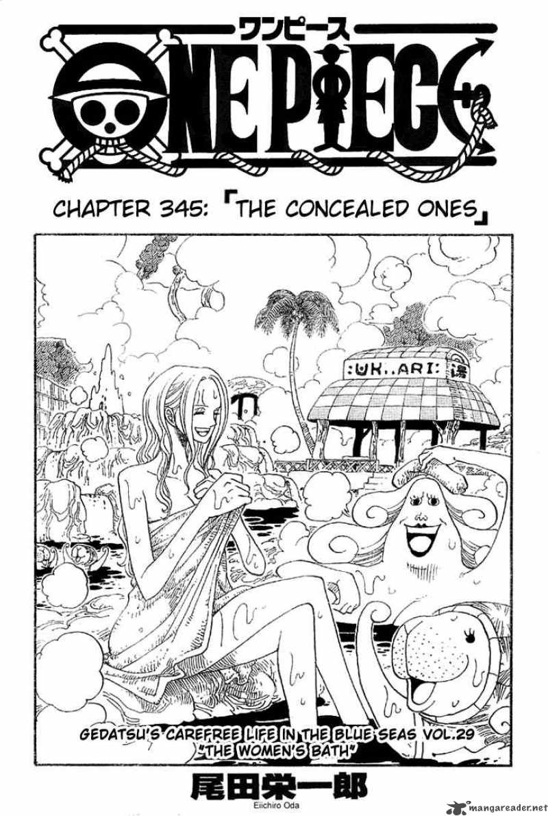 One Piece Manga Chapter 345 page 1 - The Concealed