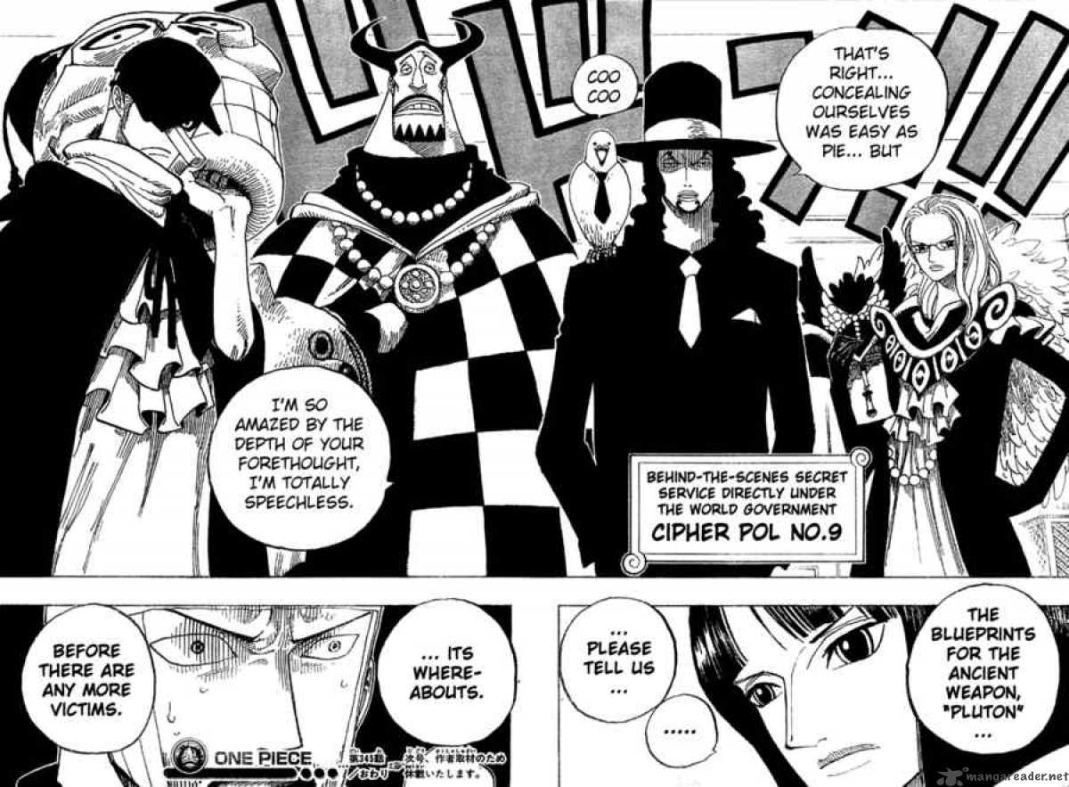 One Piece Manga Chapter 345 page 18 - The Concealed