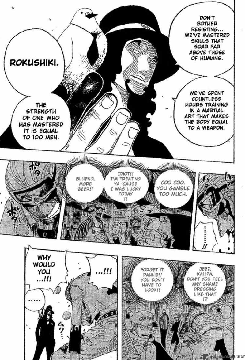 One Piece Manga Chapter 347 page 8 - Rokushiki