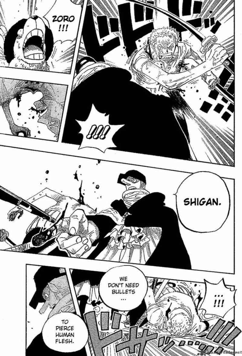 One Piece Manga Chapter 348 page 13 - Fighting Power