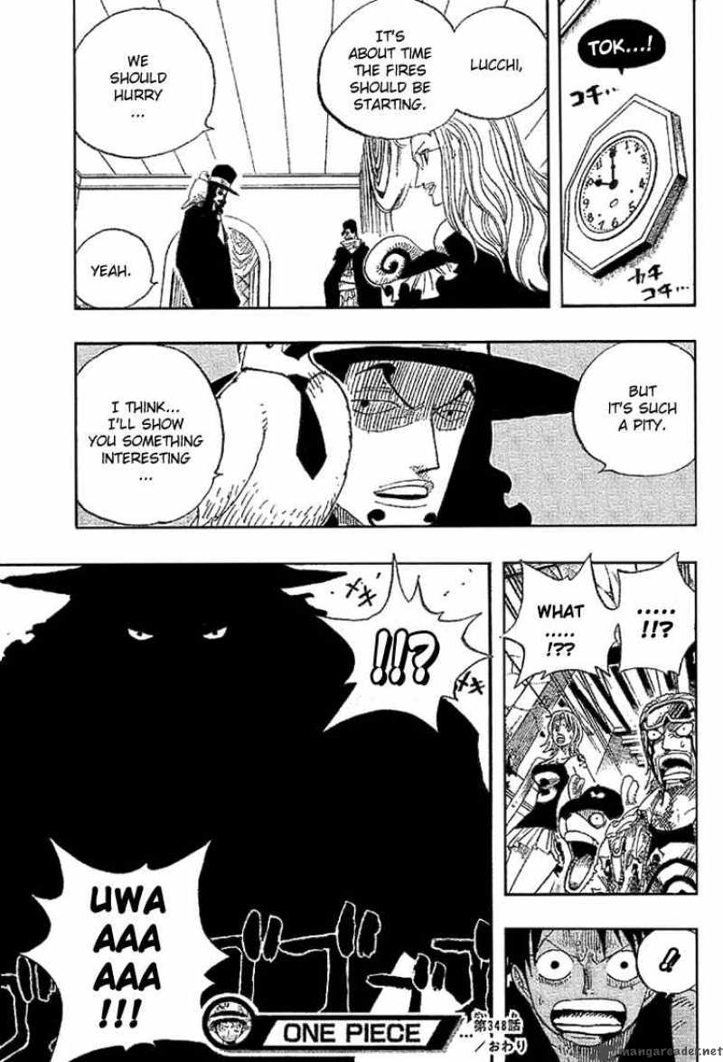 One Piece Manga Chapter 348 page 19 - Fighting Power
