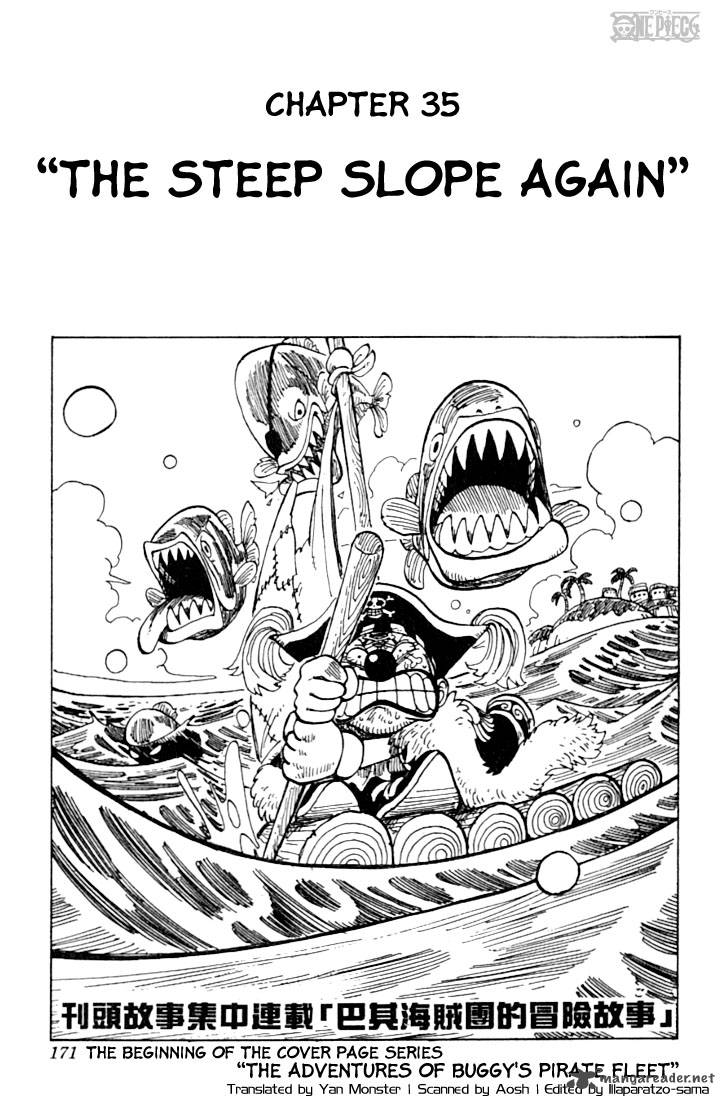 One Piece Manga Chapter 35 page 1 - Neo Hill Road