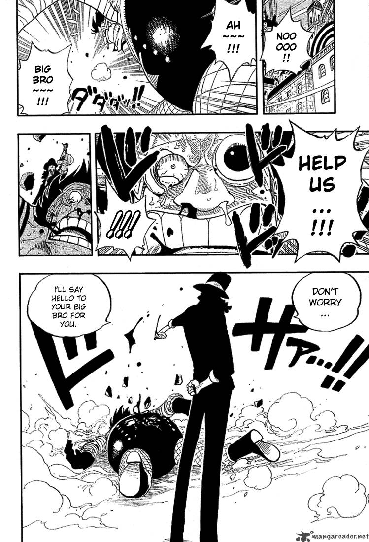 One Piece Manga Chapter 350 page 16 - The Warehouse Under the Bridge