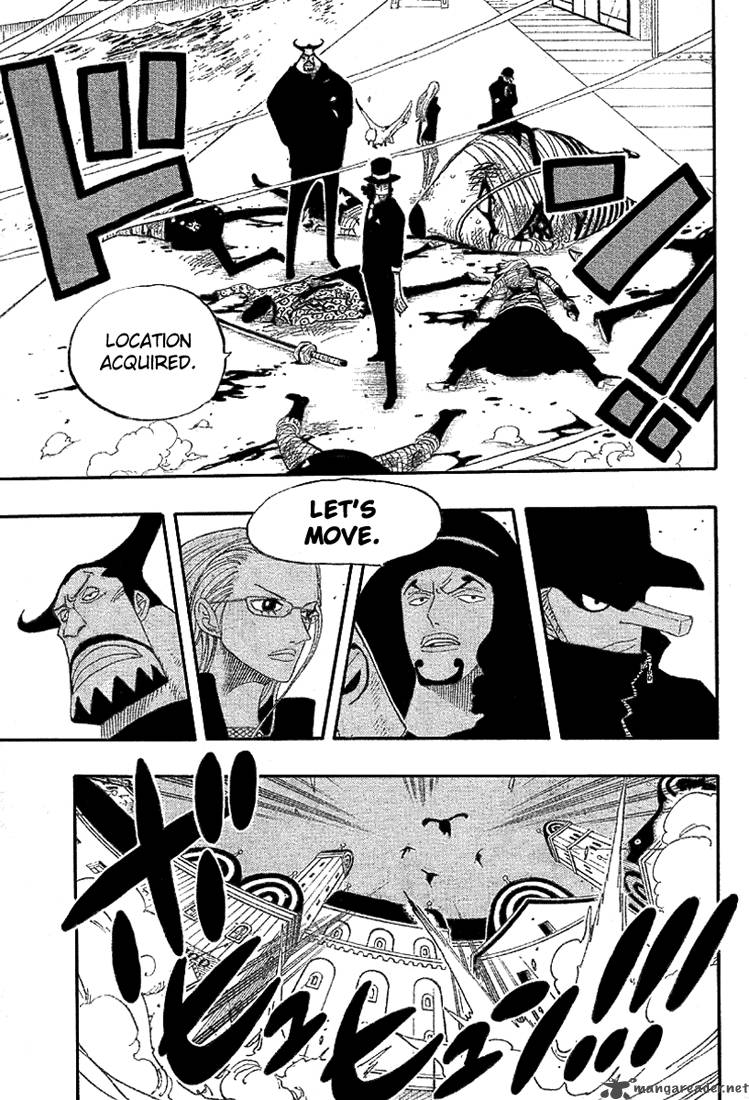 One Piece Manga Chapter 350 page 17 - The Warehouse Under the Bridge