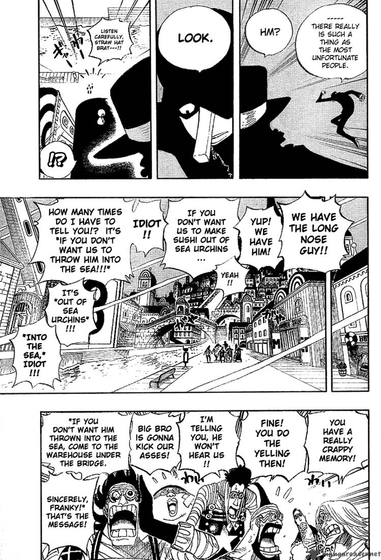 One Piece Manga Chapter 350 page 5 - The Warehouse Under the Bridge