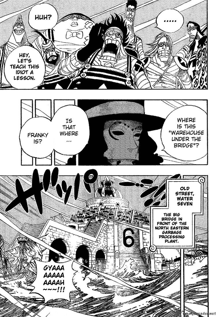 One Piece Manga Chapter 350 page 7 - The Warehouse Under the Bridge