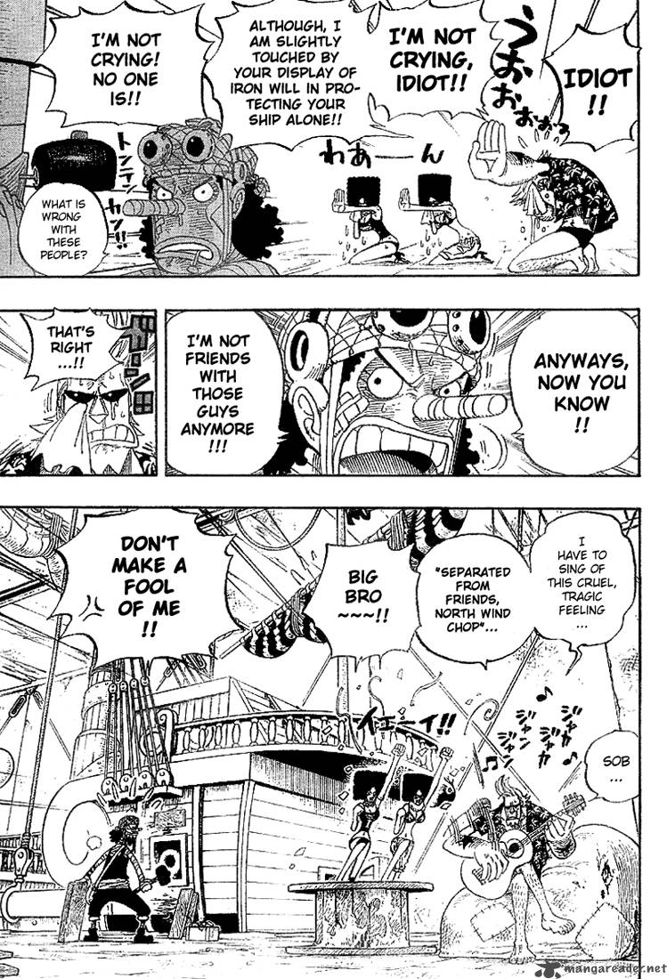 One Piece Manga Chapter 350 page 9 - The Warehouse Under the Bridge