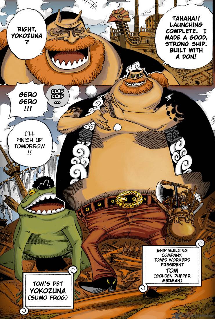 One Piece Manga Chapter 353 page 13 - The Legendary Shipwright