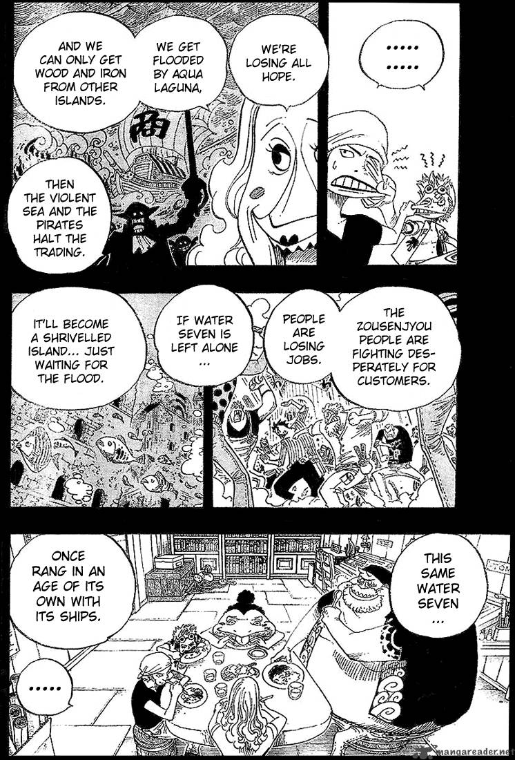 One Piece Manga Chapter 353 page 17 - The Legendary Shipwright