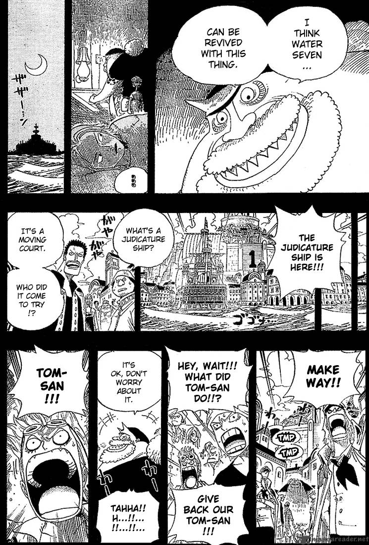 One Piece Manga Chapter 353 page 19 - The Legendary Shipwright