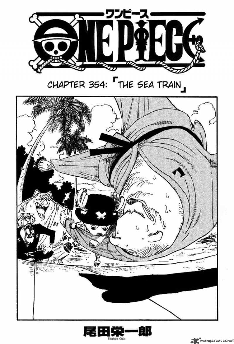 One Piece Manga Chapter 354 page 1 - Sea Train