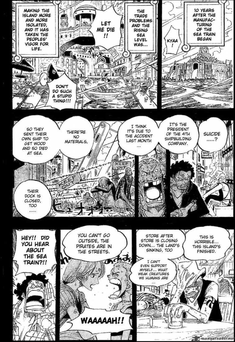 One Piece Manga Chapter 354 page 16 - Sea Train