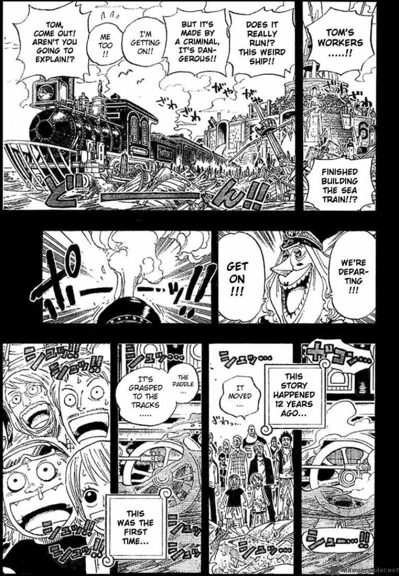 One Piece Manga Chapter 354 page 17 - Sea Train