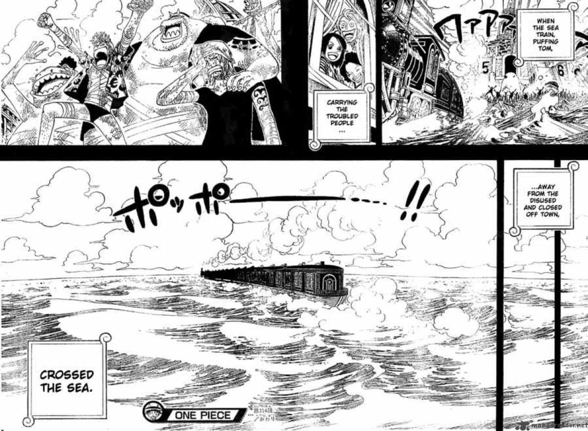 One Piece Manga Chapter 354 page 18 - Sea Train