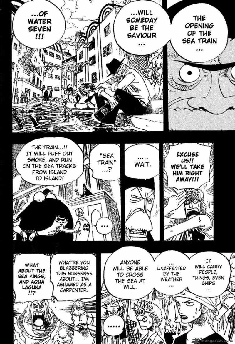 One Piece Manga Chapter 354 page 4 - Sea Train