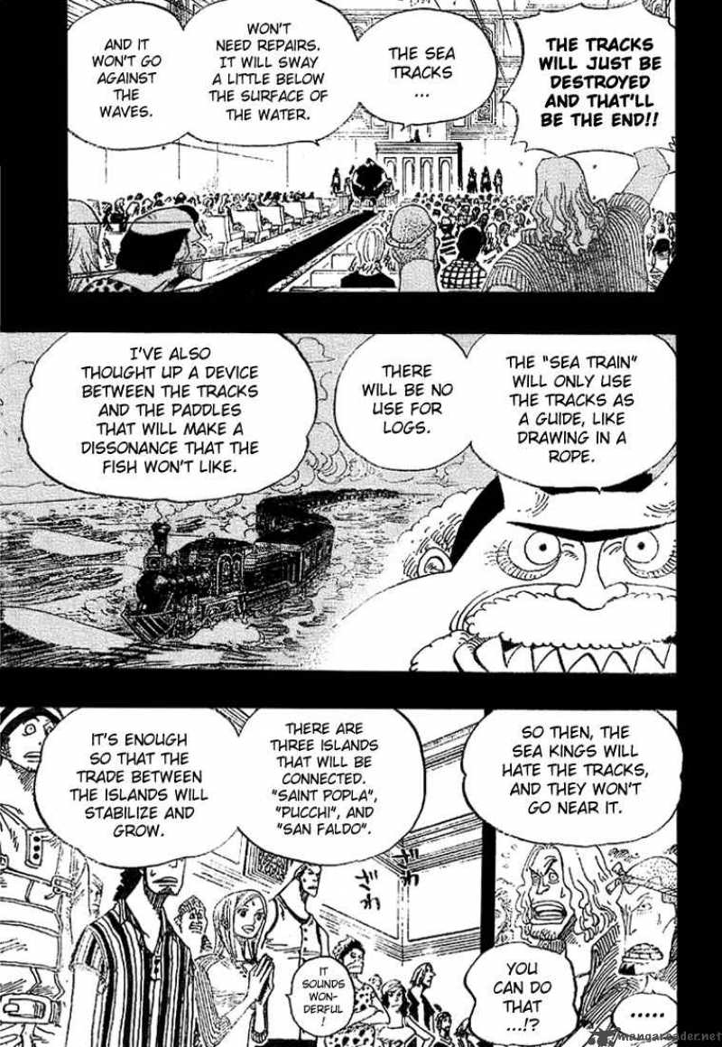 One Piece Manga Chapter 354 page 5 - Sea Train
