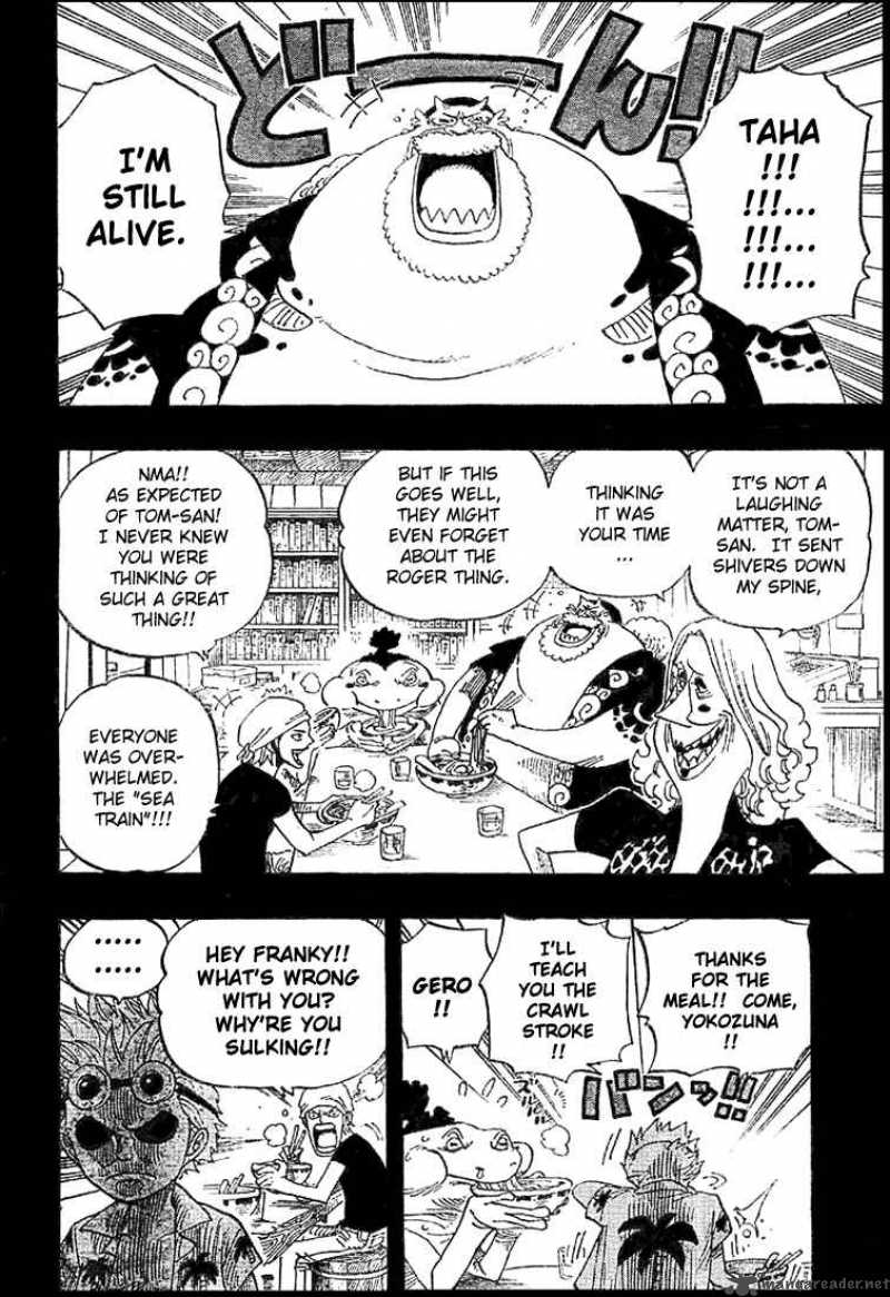 One Piece Manga Chapter 354 page 8 - Sea Train