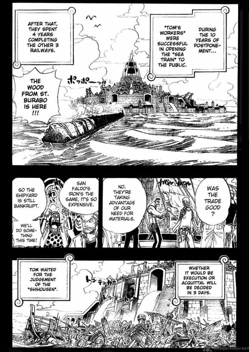 One Piece Manga Chapter 355 page 2 - Spandam