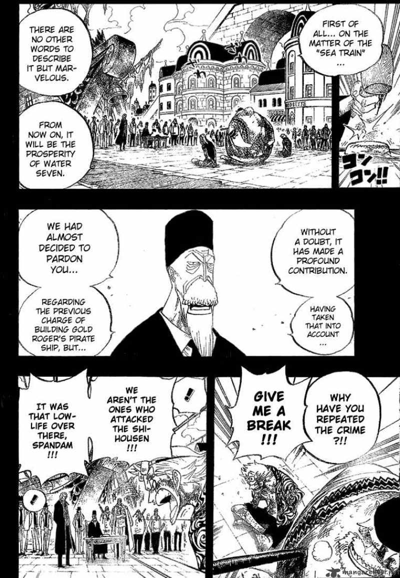 One Piece Manga Chapter 356 page 14 - Tom-san