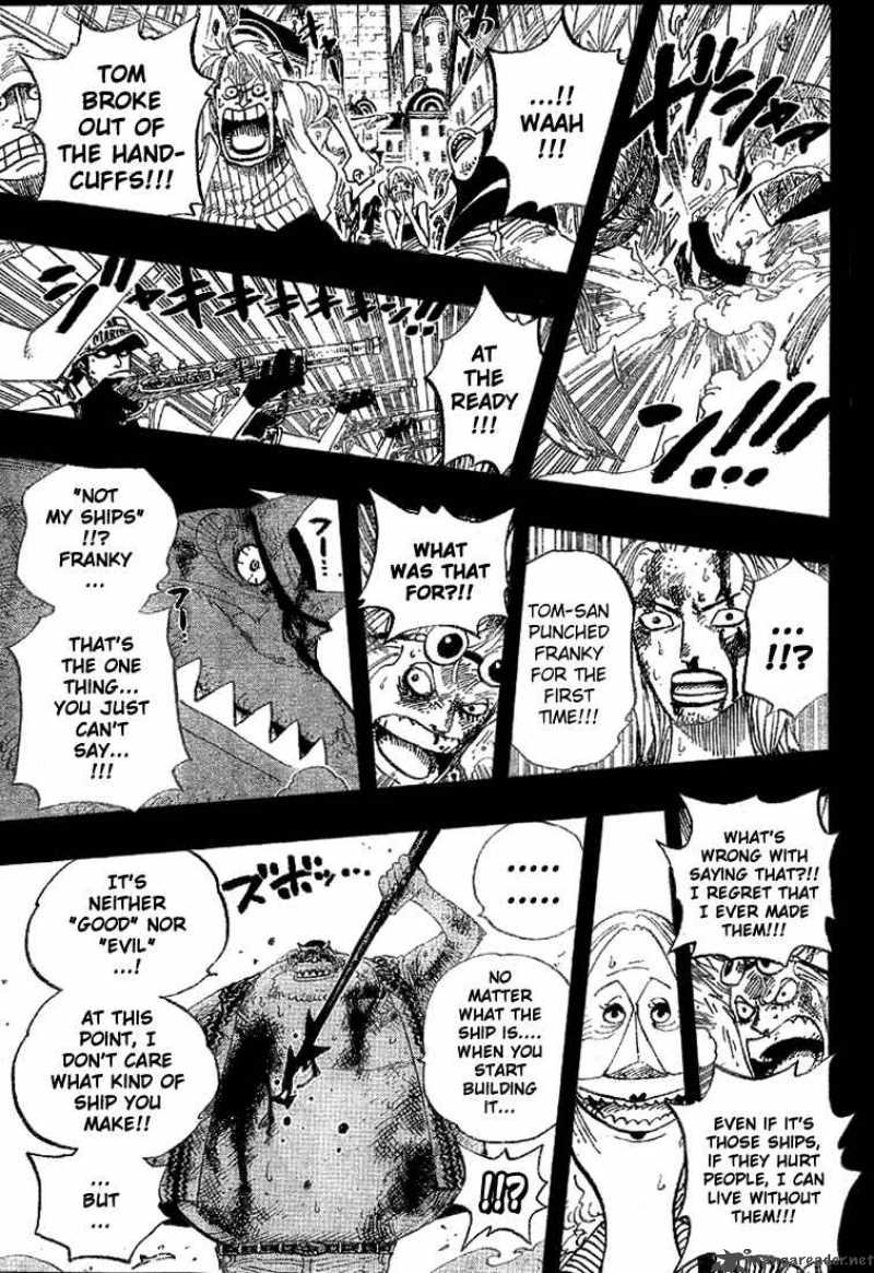 One Piece Manga Chapter 356 page 17 - Tom-san