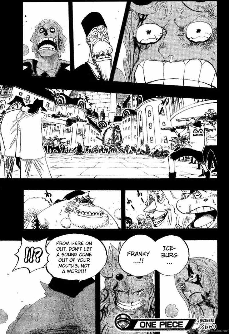 One Piece Manga Chapter 356 page 19 - Tom-san