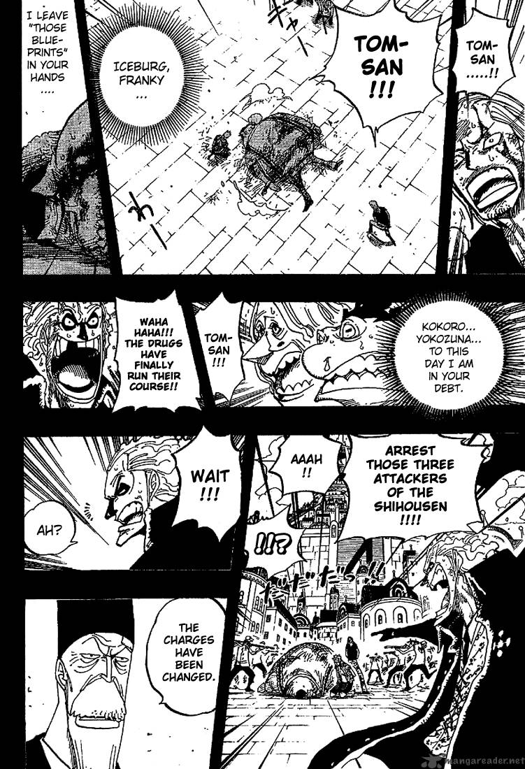 One Piece Manga Chapter 357 page 12 - Cutty Flam