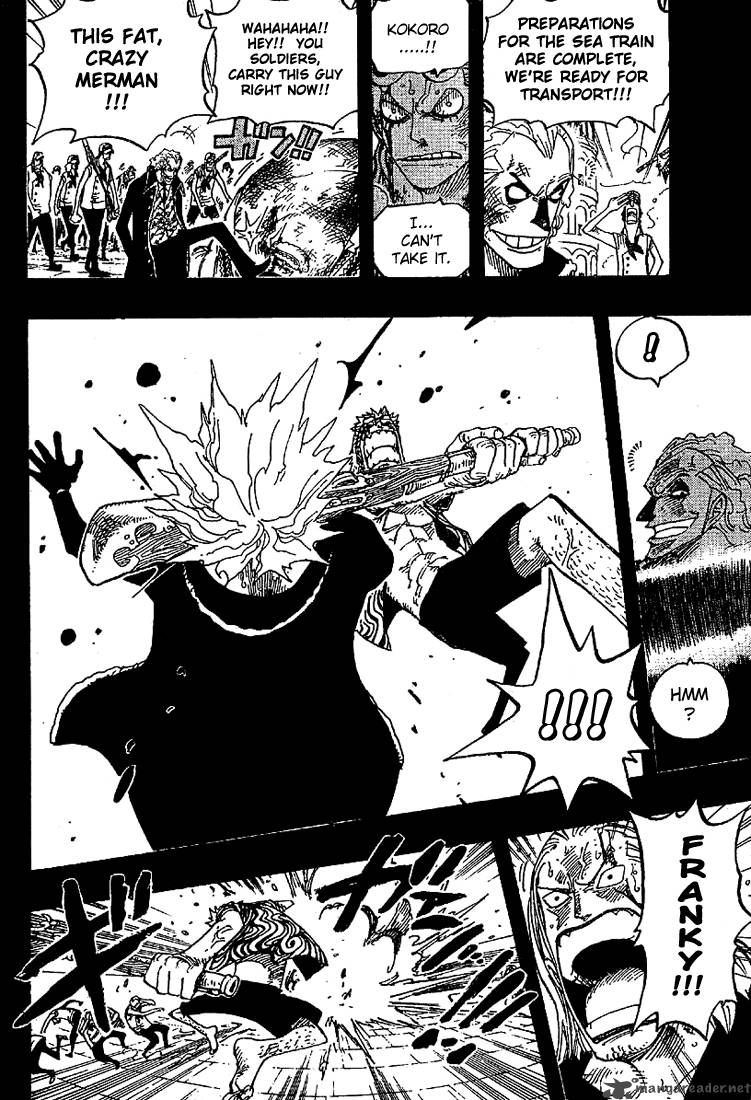 One Piece Manga Chapter 357 page 14 - Cutty Flam