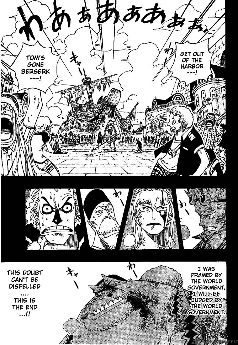 One Piece Manga Chapter 357 page 3 - Cutty Flam