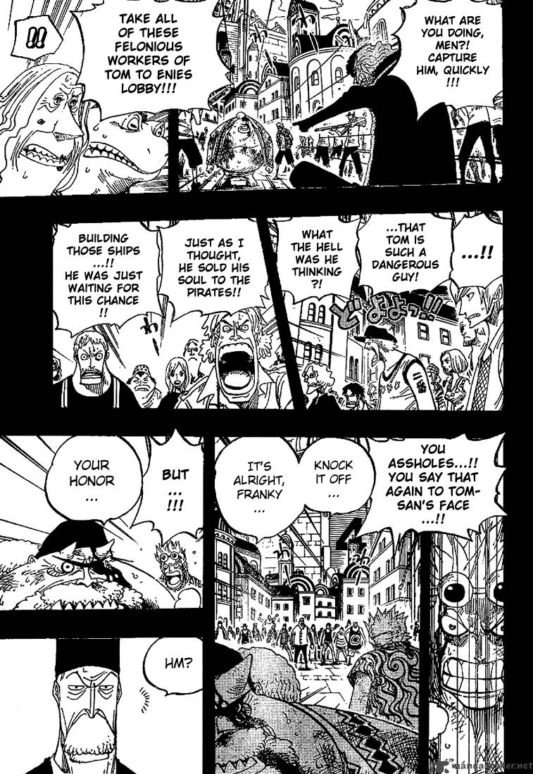 One Piece Manga Chapter 357 page 7 - Cutty Flam