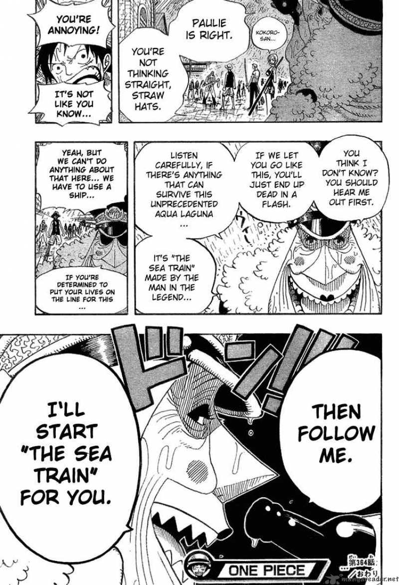One Piece Manga Chapter 364 page 17 - Kokoro
