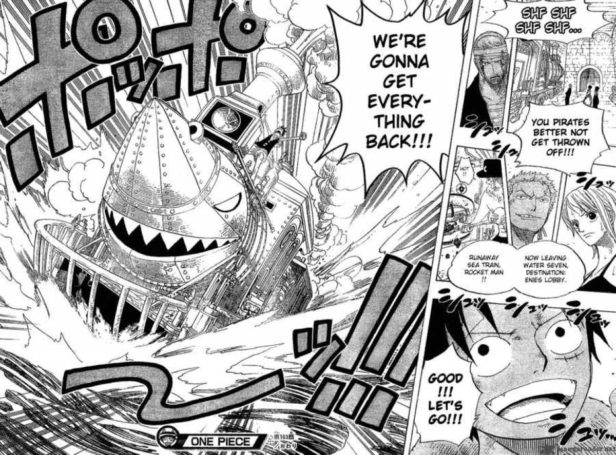 One Piece Manga Chapter 365 page 17 - Rocketman!!