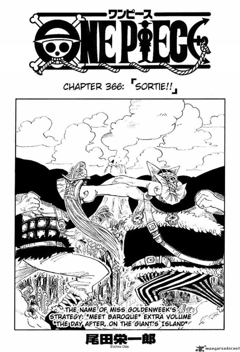 One Piece Manga Chapter 366 page 1 - Sortie!!