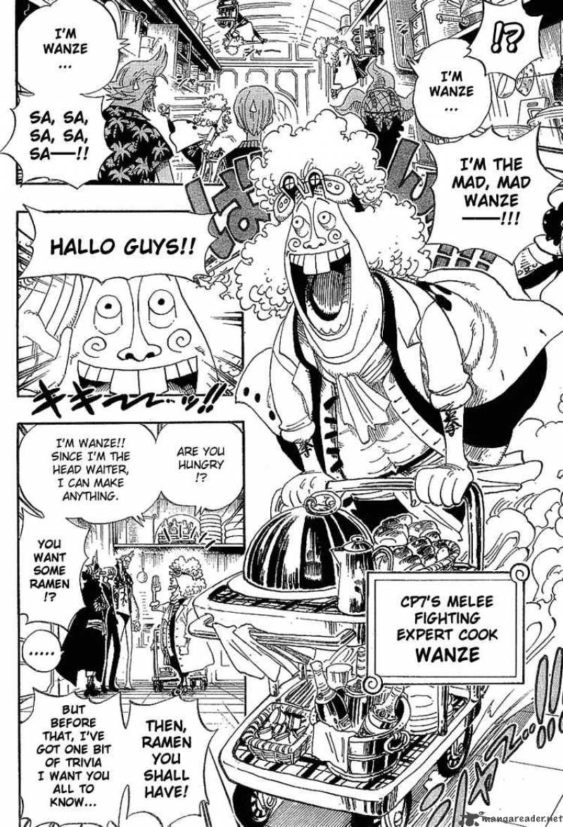 One Piece Manga Chapter 368 page 18 - Sea Train Battle Game