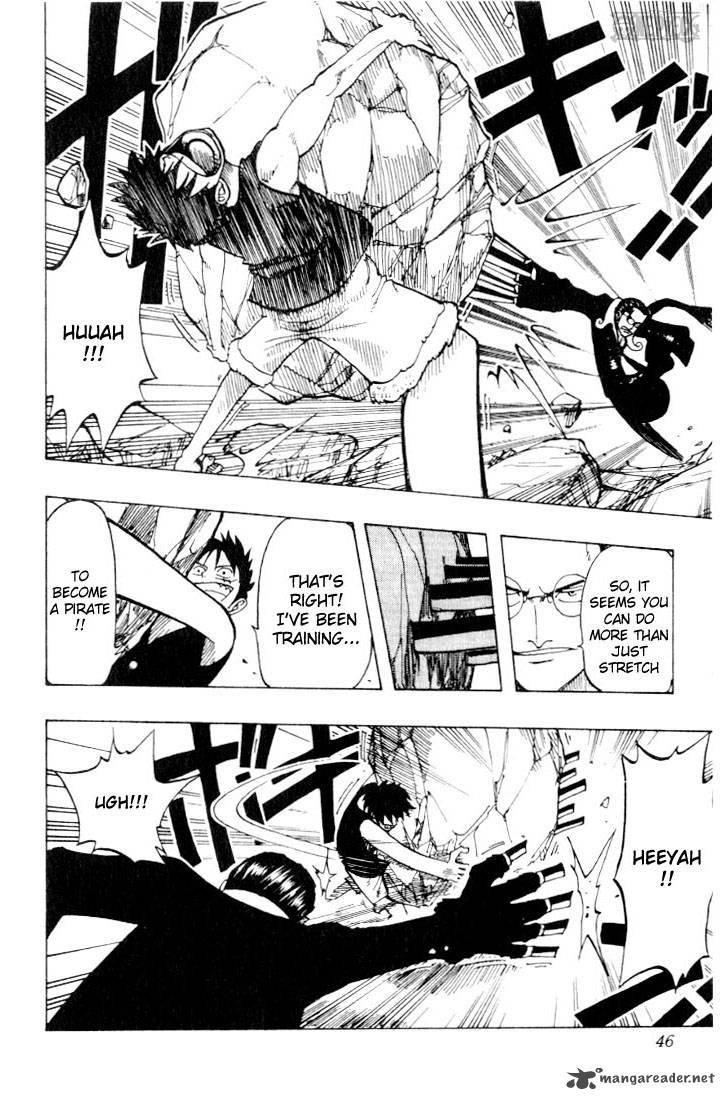 One Piece Manga Chapter 37 page 18 - The Pirate "Kuro of a Hundred Plans"