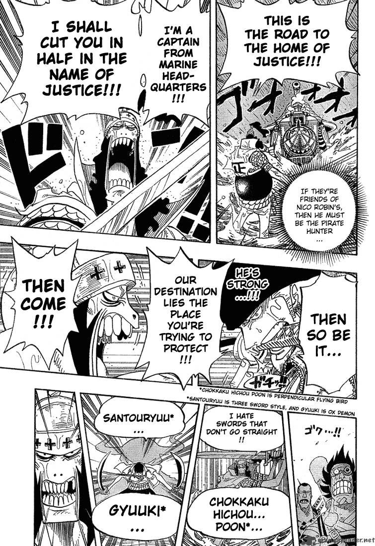 One Piece Manga Chapter 371 page 14 - The Admirable Captain T Bone